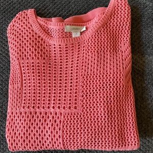 CJ Banks Coral Sweater